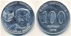 100 rupiah (Herman Johannes) from Indonesia