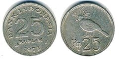 25 rupiah from Indonesia
