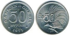 50 rupiah from Indonesia