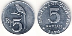 5 rupiah from Indonesia