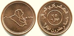 25 dinars from Iraq