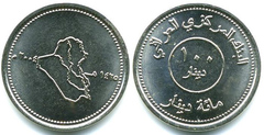 100 dinars from Iraq