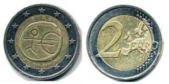 2 euro (10th Anniversary of the Economic and Monetary Union) from Ireland