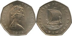 50 new pence from Isle of Man