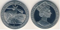 1 crown (Bicentenary of Australia - Dingo) from Isle of Man