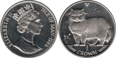 1 crown (Gato Persa) from Isle of Man