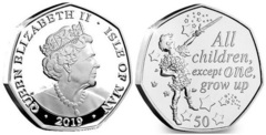 50 pence (90th Anniversary of Peter Pan - Peter Pan) from Isle of Man