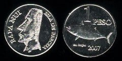 1 peso (Pez Bonito) from Isla de Pascua