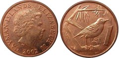 1 cent from Islas Caimán