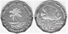 50 cents from Cocos (Keeling) Islands