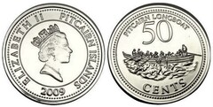 50 cents from Pitcairn Islands