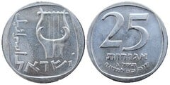 25 agorot (25 Aniversario de la Independencia) from Israel
