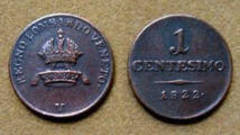 1 centesimi from Italy-States