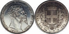 5 Lire (Victorius Emmanuel II 1849~1861) (Sardinia) from Italy-States
