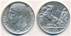 10 lire (Vittorio Emanuele III) from Italy