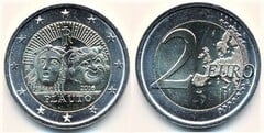 2 euro (2.200 Aniversario de la Muerte de Plauto) from Italy