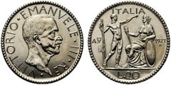 20 lire (Vittorio Emanuele III) from Italy