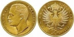 100 lire (Vittorio Emanuele III) from Italy