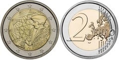 2 euros (35th Anniversary of the Erasmus Program) from Italy