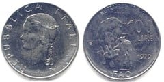 100 lire (FAO-Nutrir al Mundo) from Italy