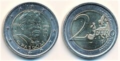 2 euro (100 Aniversario de la Muerte de Giovanni Pascoli) from Italy