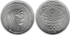 1.000 lire (Centenario de Roma como Capital Italiana) from Italy
