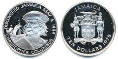 10 dollars (Cristóbal Colón) from Jamaica