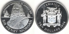 10 dollars (Sir Henry Morgan) from Jamaica