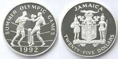 25 dollars (Olympic Games-Barcelona 92) from Jamaica