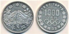 1.000 yenes (XVIII Olímpiada, Tokio-64) from Japan