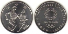 100 yenes (XVI Paralympic Games - 3 issue - Athletics) from Japan