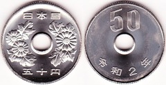 50 yenes (Naruito-Reiwa) from Japan