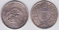 1 yen (Mutsuhito-Meiji Type II) from Japan