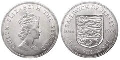 5 shillings  (900 Aniversario de la Batalla de Hastings) from Jersey