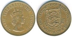 1/12 shilling (300 Aniversario de la Adhesión de Charles II) from Jersey