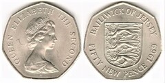 50 new pence from Jersey