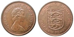 1/2 new penny from Jersey