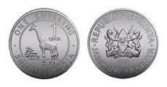 1 shilling from Kenya