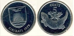 5 cents (Pintail Gecko) from Kiribati