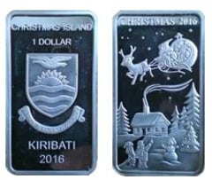 1 dollar (Isla de Navidad) from Kiribati