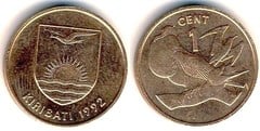 1 cent (Ave Fragata) from Kiribati