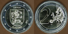 2 euro (Kurzeme) from Latvia