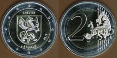2 euro (Latgale) from Latvia