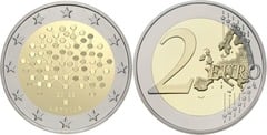 2 euro (Educación Financiera) from Latvia