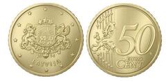 50 euro cent from Latvia