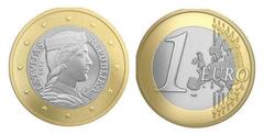 1 euro from Latvia