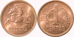 1 centas from Lithuania