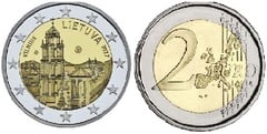 2 euro (Vilnius - Capital Cultural y Artística del Estado) from Lithuania