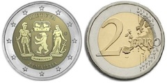 2 euro (Regiones Etnográficas Lituanas - Samogitia) from Lithuania