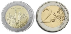 2 euro (La Colina de las Cruces) from Lithuania